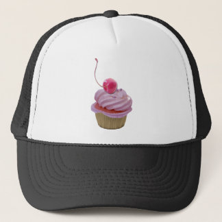 Pink Cupcake and Cherry Trucker Hat