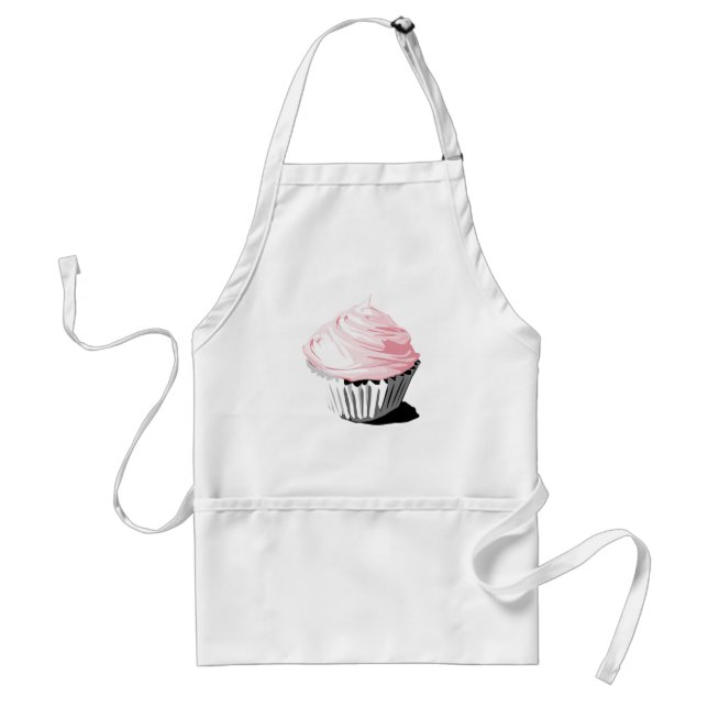 Pink cupcake apron (Front)