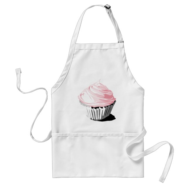 Pink cupcake apron (Front)