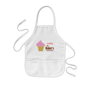 Pink Cupcake Baker's Little Helper Kids Apron