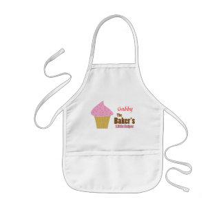Pink Cupcake Baker's Little Helper Kids Apron