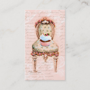 Pink Cupcake Bakery Business Profile Card
