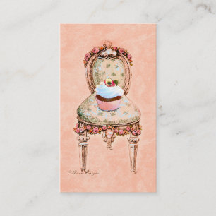 Pink Cupcake Bakery Business Profile Card