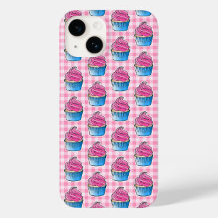Pink Cupcake Case-Mate iPhone 14 Case