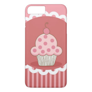 Pink Cupcake Design iPhone 8 Plus/7 Plus Case