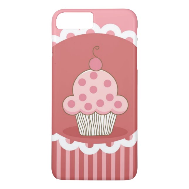 Pink Cupcake Design Case-Mate iPhone Case (Back)