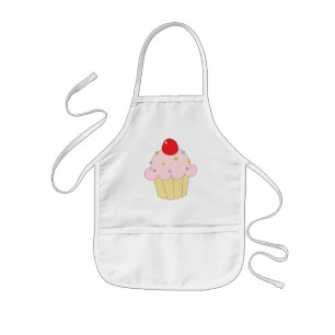 Pink Cupcake Kids Apron