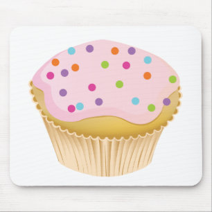 Pink Cupcake Mouse Mat