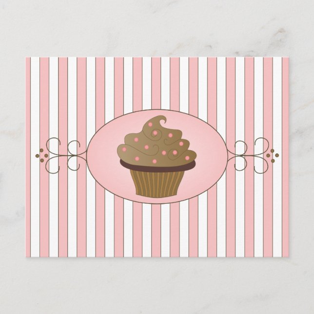Pink Cupcake Postcard (Front)