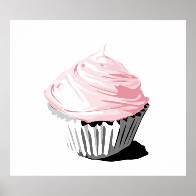Pink cupcake print (Front)