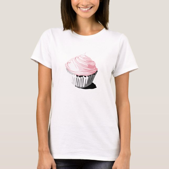 Pink cupcake t-shirt (Front)
