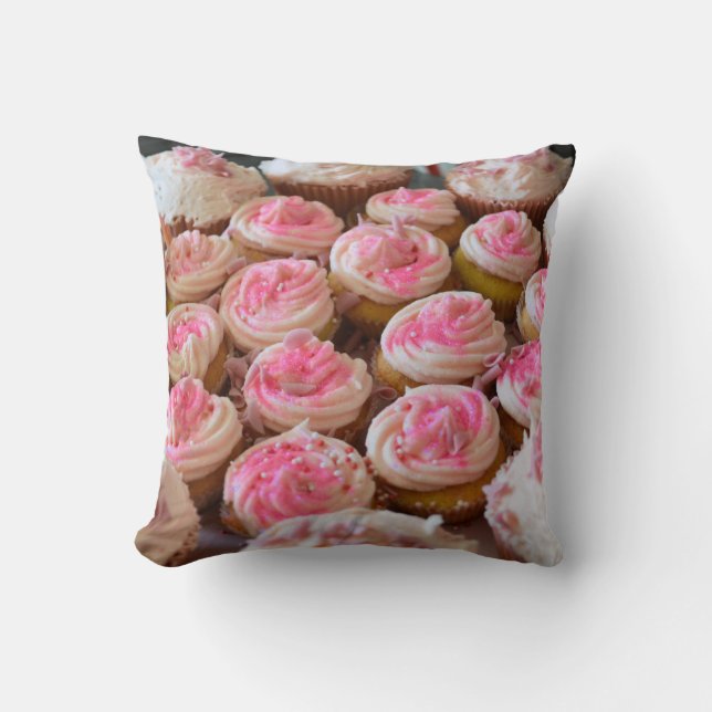 Pink Cupcakes Cushion (Front)