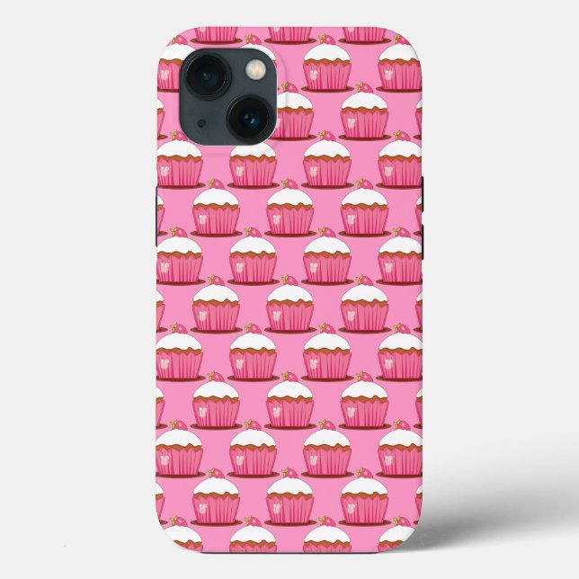 Pink Cupcakes Phone Case (Back)