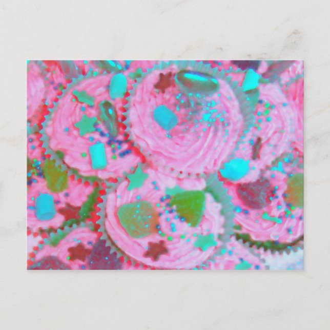Pink Cupcakes postcard (Front)