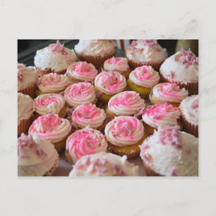 Pink Cupcakes Postcard