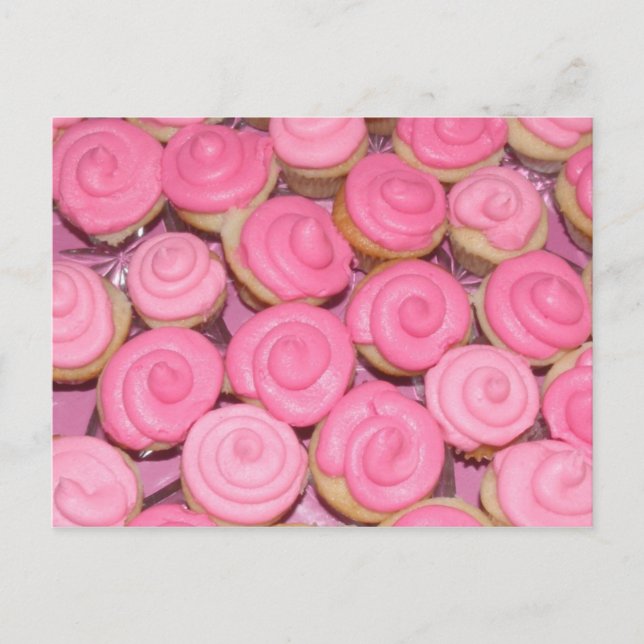 Pink Cupcakes Postcard (Front)