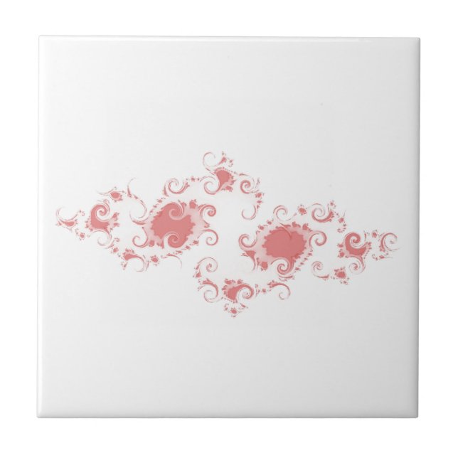 PINK CURLS TILE (Front)