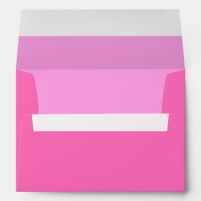 Pink Custom Envelope w/ Return Address (Back (Bottom))