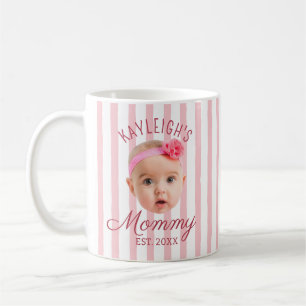 Pink Custom Face Photo Keepsake Mum Mummy Coffee Mug