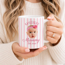 Pink Custom Face Photo Keepsake Mum Mummy