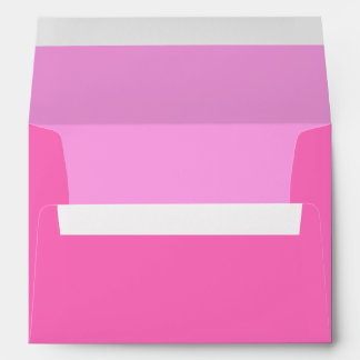 Pink Custom Greeting Card Envelopes