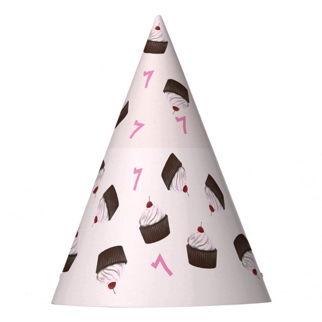 Pink Customisable Birthday Party Hat (Creator Uploaded)