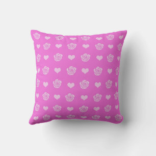 Pink Cute Cosy Modern Romantic Chic Stylish Heart  Cushion