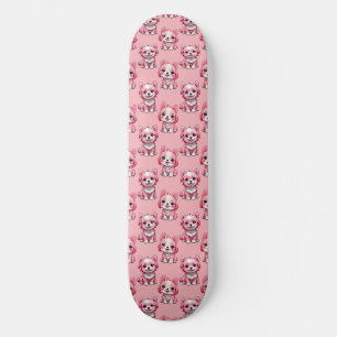 Pink Cute Dogs Skateboard