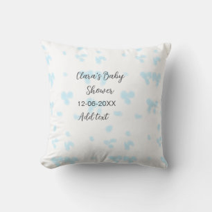 Pink cute flower baby shower watercolor modern dat cushion
