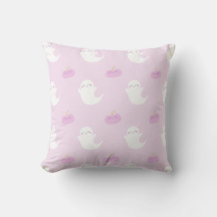 Pink Cute Halloween Cushion