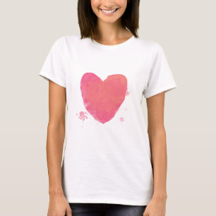 Pink Cute Heart T-Shirt