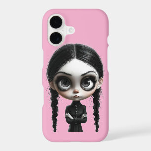 Pink Cute Horror Girl Phone Case – Kawaii Creepy 