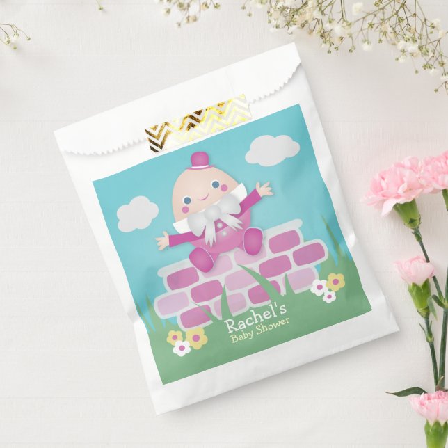 Pink Cute Humpty Dumpty Baby Shower  Favour Bags (Sealed)