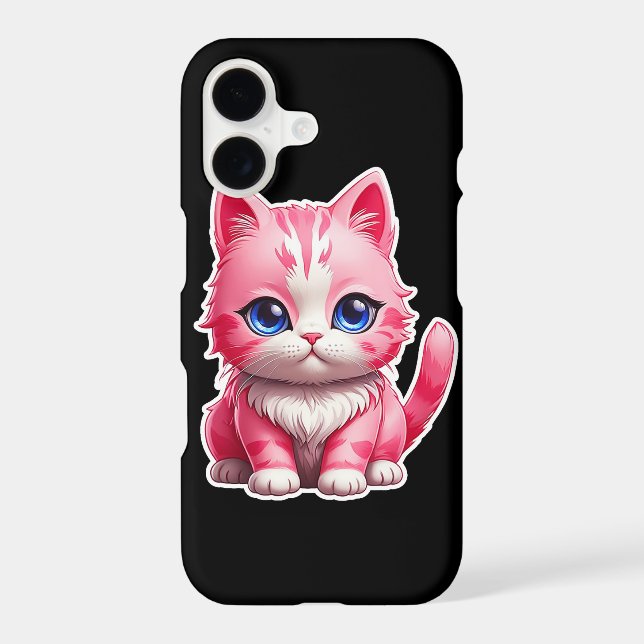 Pink Cute Kitty Cat (Back)