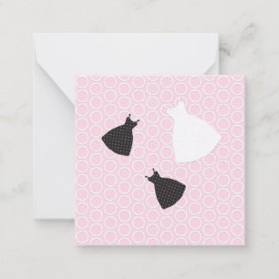 Pink Cute Wedding Card