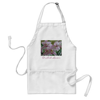 Pink Cymbidium, Orchid Lover Apron