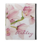 Pink Cymbidium Orchid Personalised iPad Case