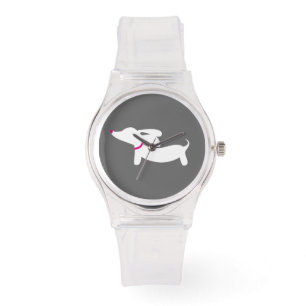 Pink Dachshund Dog Watch Wiener Dog Lover