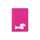 Pink Dachshund Wiener Dog Passport Cover Travel
