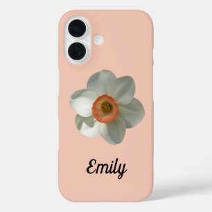 Pink Daffodil Spring Flower iPhone 16 Case
