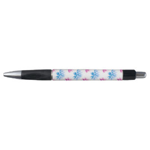 Pink Dahlia, Blue Dahla, Floral Pattern, Flowers