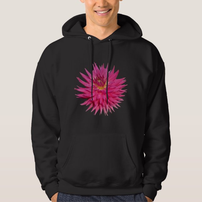 Pink Dahlia Hoodie (Front)