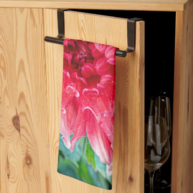 Pink Dahlia Photography, Canadian Beauty Tea Towel (Thirds Fold)