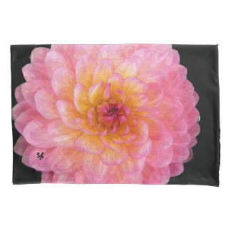 Pink Dahlia Pillowcase