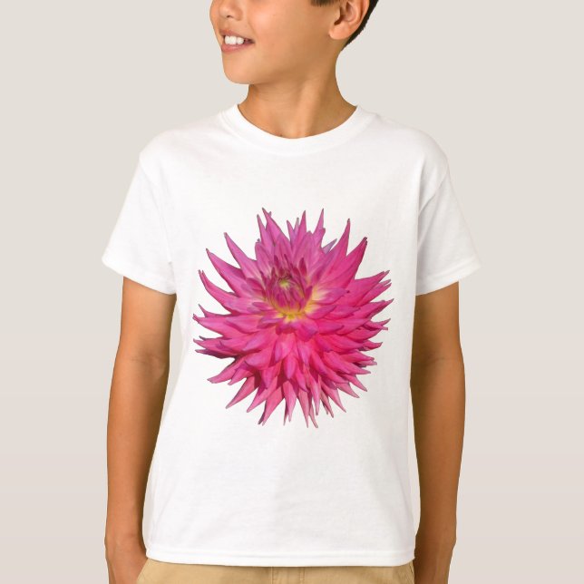 Pink Dahlia T-Shirt (Front)