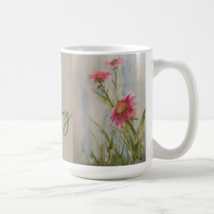 Pink Daises Coffee Mug