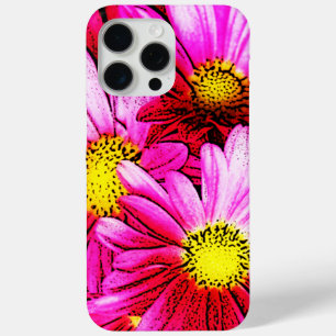 Pink daisies  iPhone 15 pro max case