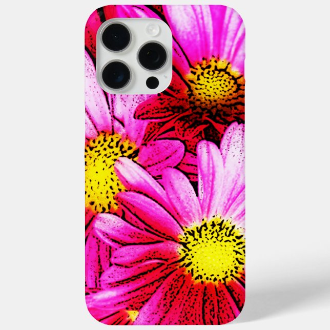 Pink daisies  Case-Mate iPhone case (Back)