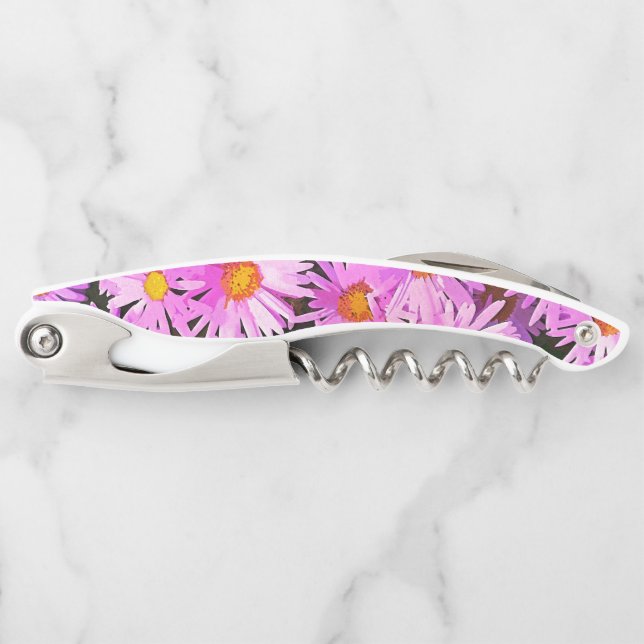 PINK DAISIES CORKSCREW (Front)