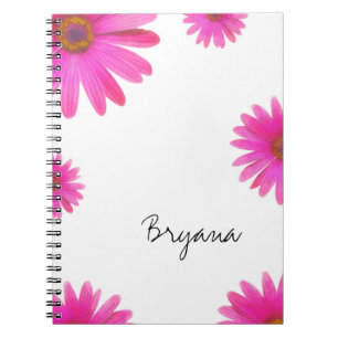 Pink Daisies Floral Daisy Elegant Chic Journal